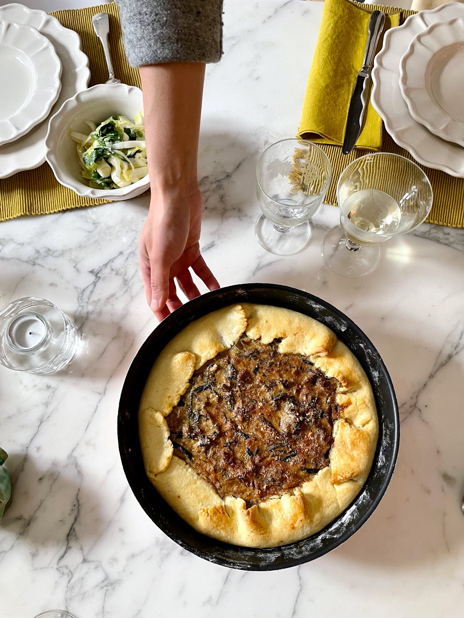 La Tarte des Fées et sa salade fraîche de saison